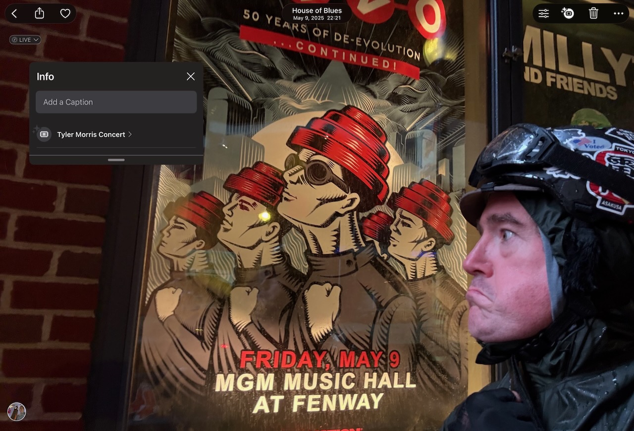 Devo @ MGM; none of us know who Tyler Morris is