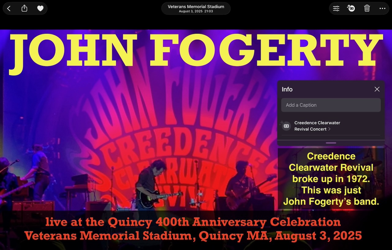 John Fogerty, of Creedence Clearwater Revival fame from the sixties