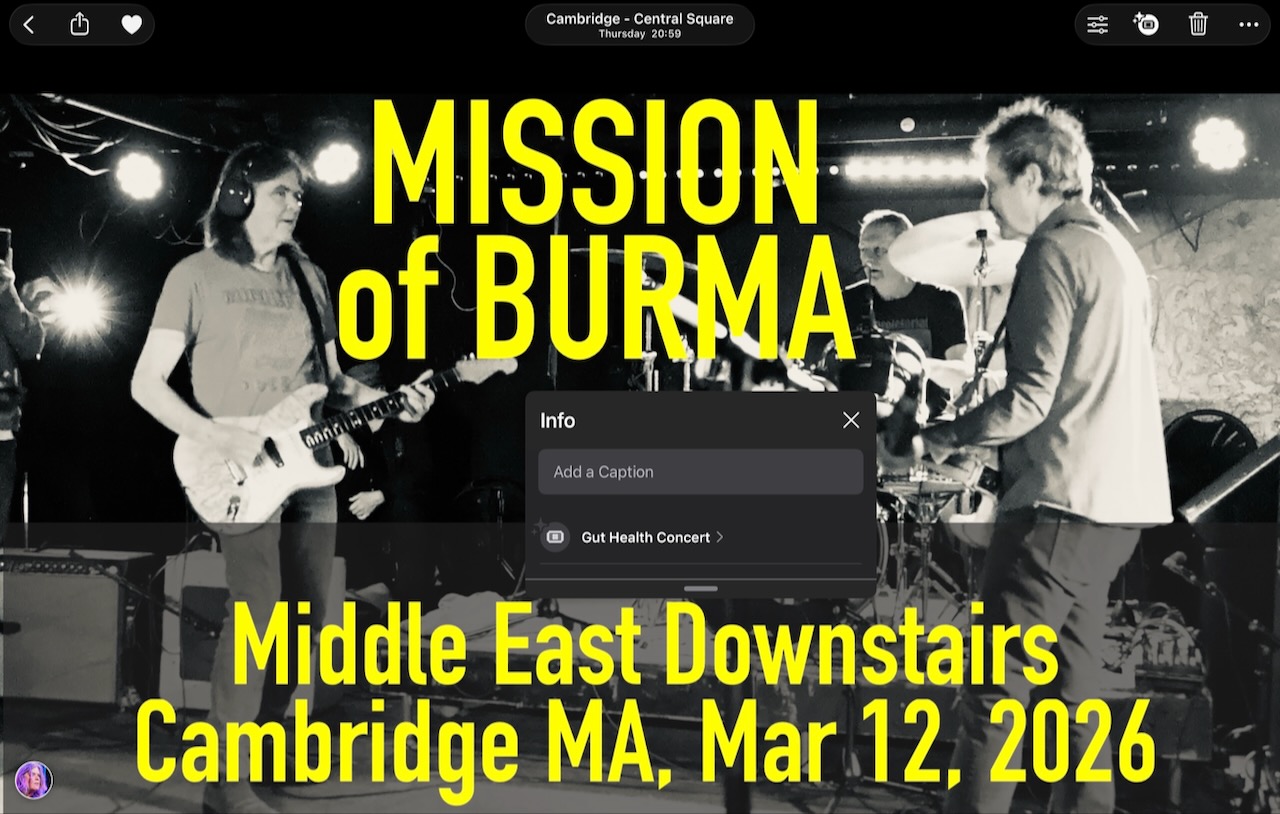 Mission of Burma at the Jeff Conolly cancer benefit at the Middle East Downstairs